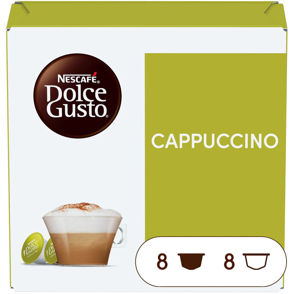 Cappucino kafija 16 kapsulas NESCAFE Dolce Gusto